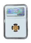 1966 Zbr Peru 1 5 Libra Indian Head Gold Coin  Km  210 Ngc Almost Uncirculated