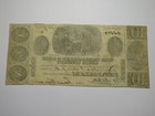  10 1840 Frederick Maryland Obsolete Currency Bank Note Bill Chesapeake   Ohio