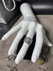 Ostby Barton Walt Disney Mickey Mouse 1940s Sterling Silver 925 Open Ring Sz 5