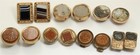 Lot Of 7 Vintage Gold Filled G f  Victorian Agate Goldstone Art Deco Cufflinks