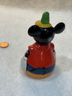 Disney Mickey Mouse  Plunger Spinning Top Toy Vintage 80s