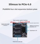 External Plx88096 Pcie-4 0 Expansion Quad Card Gpu Sff-8654 To 4 pci-e X16