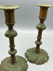 Vintage Pair Of Virginia Metalcrafters Brass Colonial Williamsburg Candlesticks