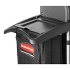 Executive Series Black Janitorial Cleaning And Housekeeping Cart Waste Cover Bag
