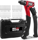 Rivet Gun With 200pcs Rivets  Manual Rivet Gun Kit With 4 Tool-free Interchan   
