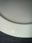 Nora Fleming Retired  White Swiss Dot 14 5    In  Round Serving Platter Plate Dish