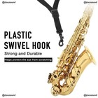 Focusound Upgraded Length Tenor Saxophone Neck 17    22 8   43 2cm   58cm   Black