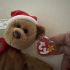 Ty 1998 Holiday Teddy Beanie Baby Toy  1999 Holiday Teddy  1997 Teddy