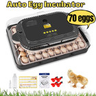 56 70 Egg Incubator For Hatching  automatic Egg Turning Built-in Led Candler