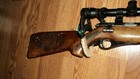 Old Antique West Tan Felt Locking Rustic Rifle 2 Pc Gun Rack Hunting Horseshoe