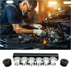 Black Aluminum Solvent Filter Trap Kit High-efficiency 1 2x28 Fuel Filter With