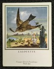 5 Vintage Menus - September 1-3  1972 - French Line Cruise Ship 