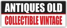 Antiques Old Collectible Vintage Advertising Banner Vinyl Sign Shop Coin Rarity