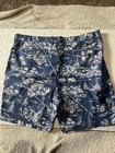 Polo Ralph Lauren Classic Fit Hawaiian Floral Board Shorts Blue white