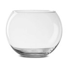  2 Pack  Clear Glass Bubble Ball Floral Vase  12 