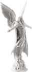 Saint Michael Ascending Angel Statue Sculpture 11  Tall  white    gift Boxed