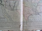 Two Page United States W Native Animals Engraving 1880 Colored Colton s Map