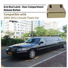 2 Pack Arm Rest Latch For 03-11 Lincoln Town Car Door Compartment Release Button