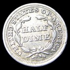1856  Seated Liberty Half Dime Silver ---- Stunning Coin ----  173u