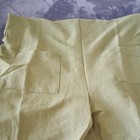 Women   s Sage Green Square Neck Tie Strap Sleeveless Jumpsuit W  Pockets Size M