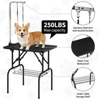 32  Pet Grooming Table Foldable Dog Cat Beauty Trimming Table  W  Adjustable Arm