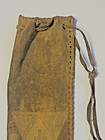 Antique Native American Sioux Indian Rawhide Tobacco Bag  1880s To 1900