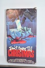 Rare Horror Don t Open Till Christmas Vhs Vestron Video 