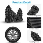100pcs Tire Repair Rubber Nails Tyre Puncture Repair Screws Kit With Screwdriver