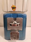          Vintage Oak Acorn 10 Cent Gumball Nut Peanut Machine - Tested  