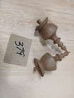 Lot Of 2 Nos Wooden Finials  379
