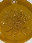 Blenko Glass 3 5    Wheat Sun Catcher In Gold First Quality