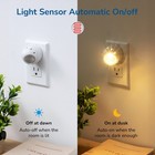 Dewenwils Plug In Night Lights Into Wall  Dusk To Dawn Sensor  360   Rotating Led