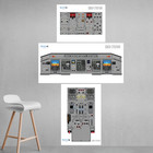 Embraer E175   E170 E-jet Cockpit Poster     Pilot Familiarization Training     E170