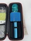 Bonaok Wireles Bluetooth Karaoke Microphone Portable Handheld Speaker Blue