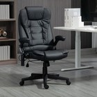 Massage Office Heated Reclining Computer Chair With 6 Vibration Points Armrest