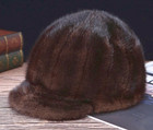100  Real Mink Hat Men s Fur Brown And Black Hat Cap Personalized Knight Caps