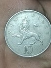 1974 Uk 10 New Pence Coin Elizabeth Ii Coin Silver 925 Uncirculated 