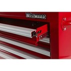 Westward 32h848 Westward Intermediate Chest  3-drawers  Powder Coated Red 
