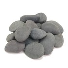 20lb Black Stones Pebbles River Rocks  Natural Beach Pebbles  3-5  3-5in 20lb