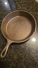 Vtg Lodge Cast Iron Chef Skillet 10  3-notch Heat Ring 2-spout Usa D47sk