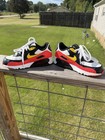 Nike Air Max 90 Unisex Kids 2y Sneakers Black white red yellow Leather
