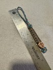 550 Paracord Knife Lanyard Under Sea And Brown With Copper Alloy Cross Shield