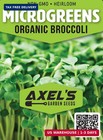 Organic Broccoli Seeds For Sprouting Microgreens - Heirloom  Non Gmo Seed Packet