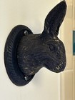 Anthropologie Icon Rabbit Wall Bust Bronze Discontinued