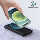 Qi Wireless Power Bank 900000mah Backup Portable Charger External Battery Backup