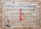 Rare Antique 1892 Texas Cotton Book Ledger     Waldeck Texas Fayette County 11x17