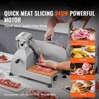 Uimoso 340w Electric Meat Slicer 10  Blade Commercial Frozen Deli Slicer Cutter