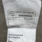 Best Stanley 41b772l Interchangeable Core Brass Body Padlock 3 8    Shackle Read