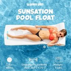 Trc Recreation Sunsation 1 75  Thick Foam Lounger Swimming Pool Float  White