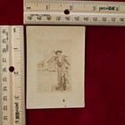 Early Young Woman On Bicycle Vintage Found Photograph Black   White Original 